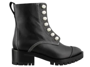 3.1 Phillip Lim Hayett Pearl Detail Zipper Boots