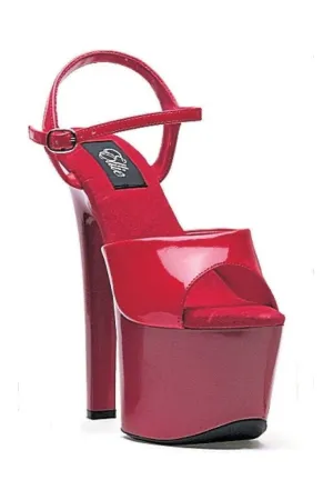 711-FLIRT Stripper Sandal | Red Patent