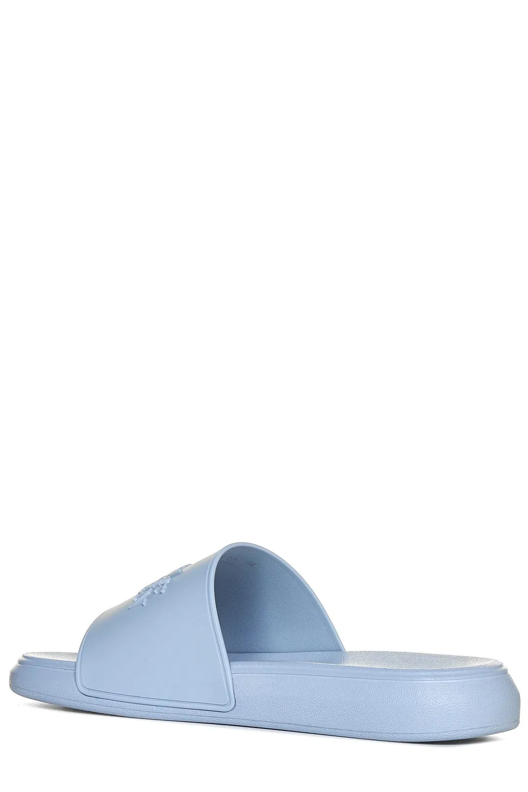 Alexander McQueen Logo Embossed Slip-On Slides