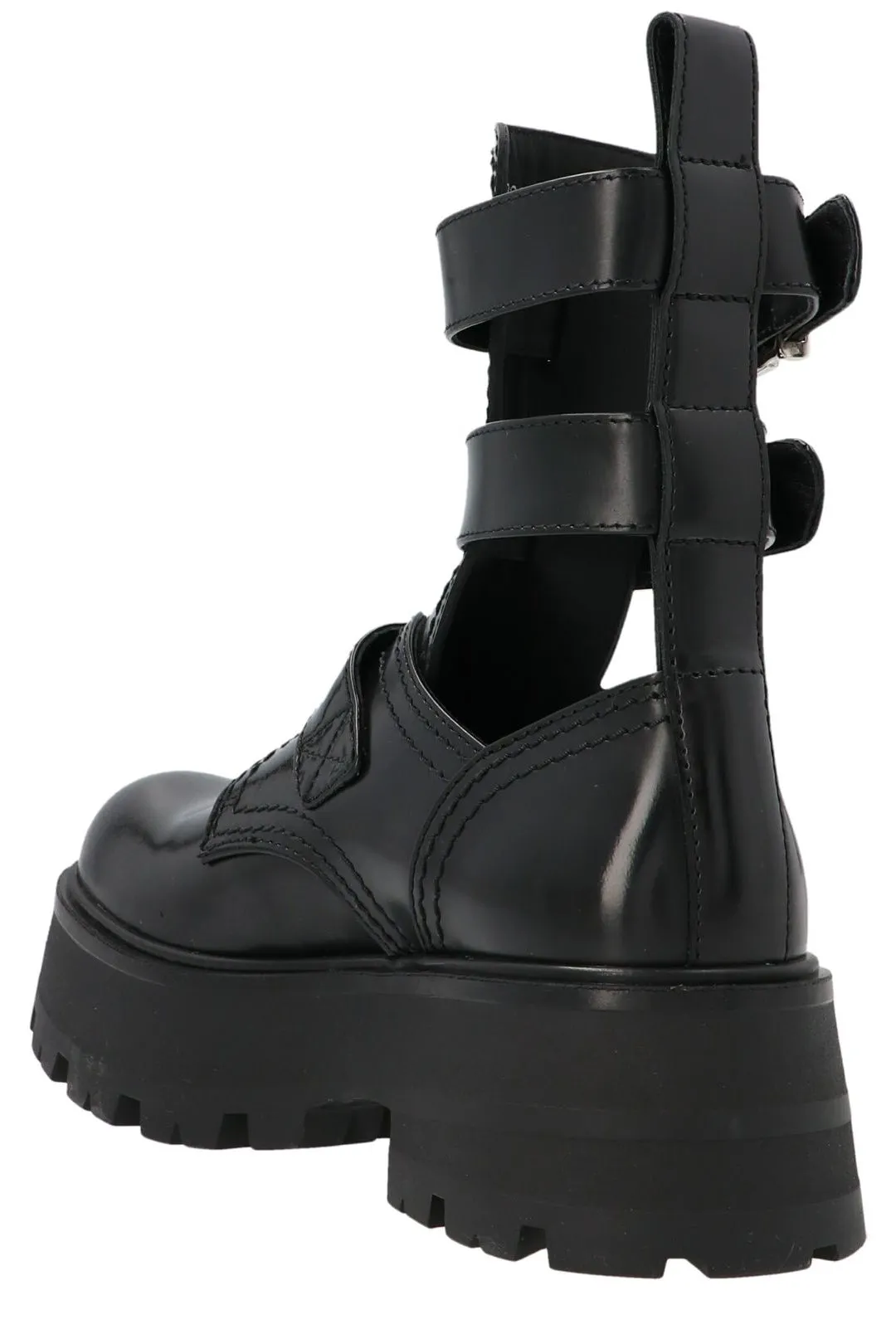 Alexander McQueen Rave Buckle Boots