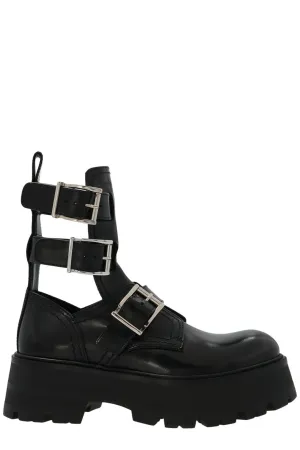 Alexander McQueen Rave Buckle Boots