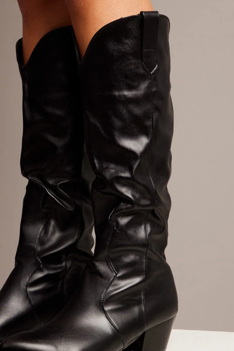 Black Cowboy Boots