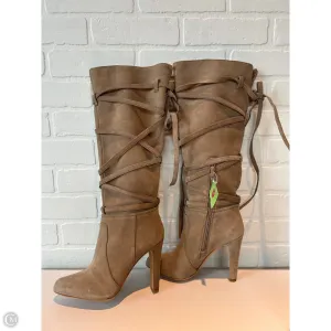 Boots Knee Heels By Vince Camuto In Tan, Size: 8