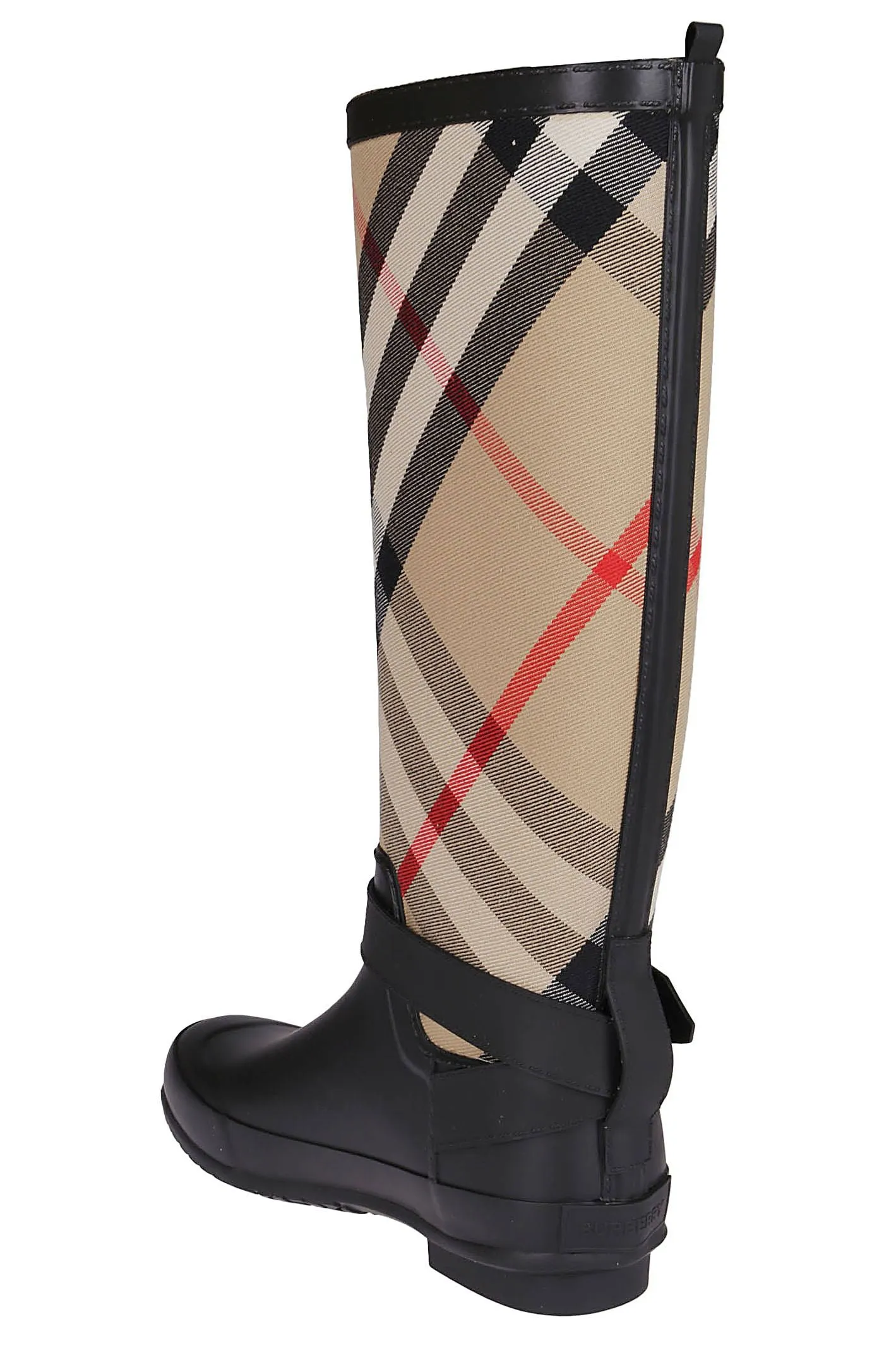 Burberry House Check Slip-On Rain Boots