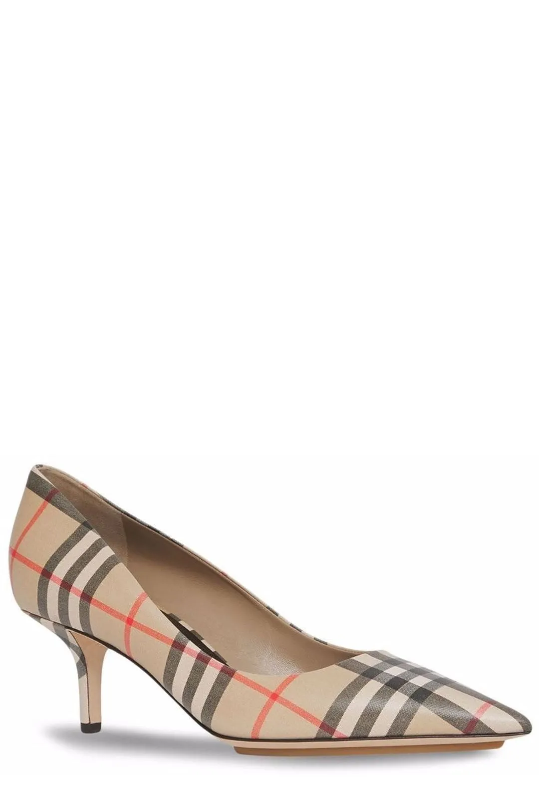 Burberry Vintage Check Point-Toe Pumps