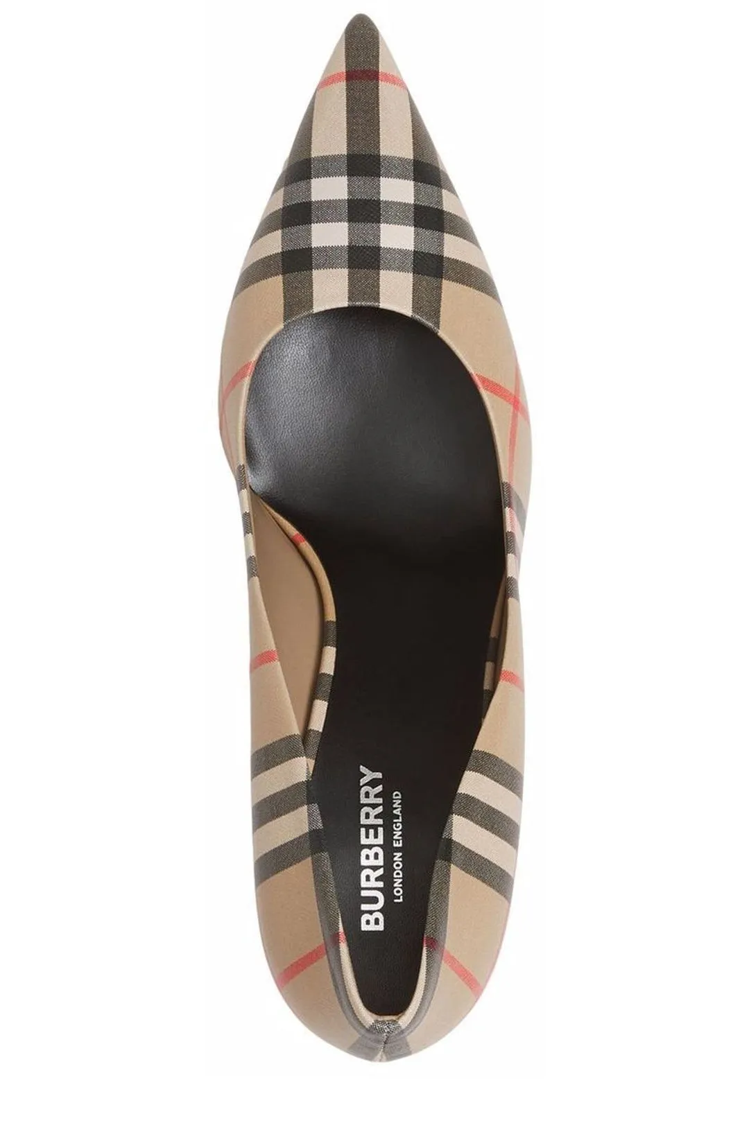 Burberry Vintage Check Point-Toe Pumps