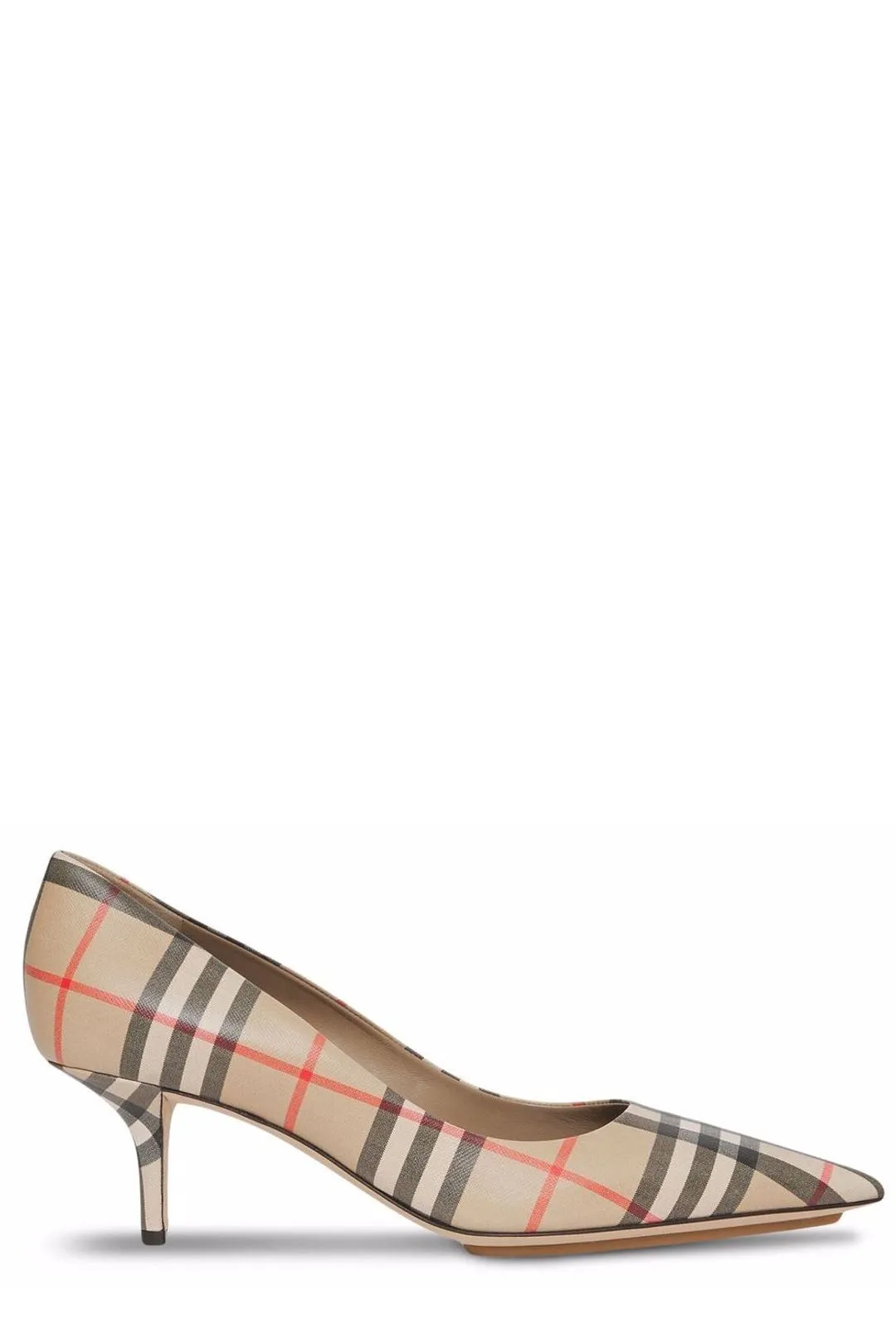 Burberry Vintage Check Point-Toe Pumps