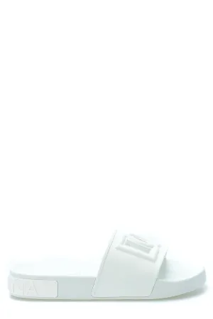 Dolce & Gabbana Logo Cut Out Slip-On Slides