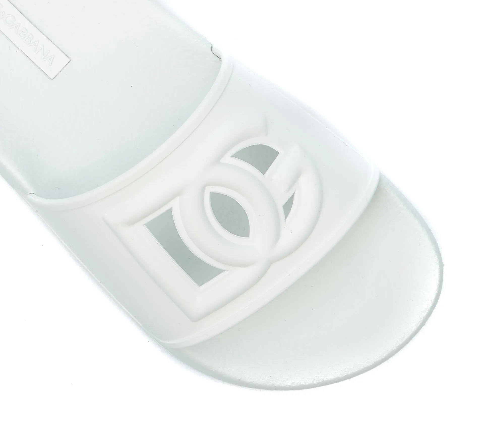 Dolce & Gabbana Logo Cut Out Slip-On Slides