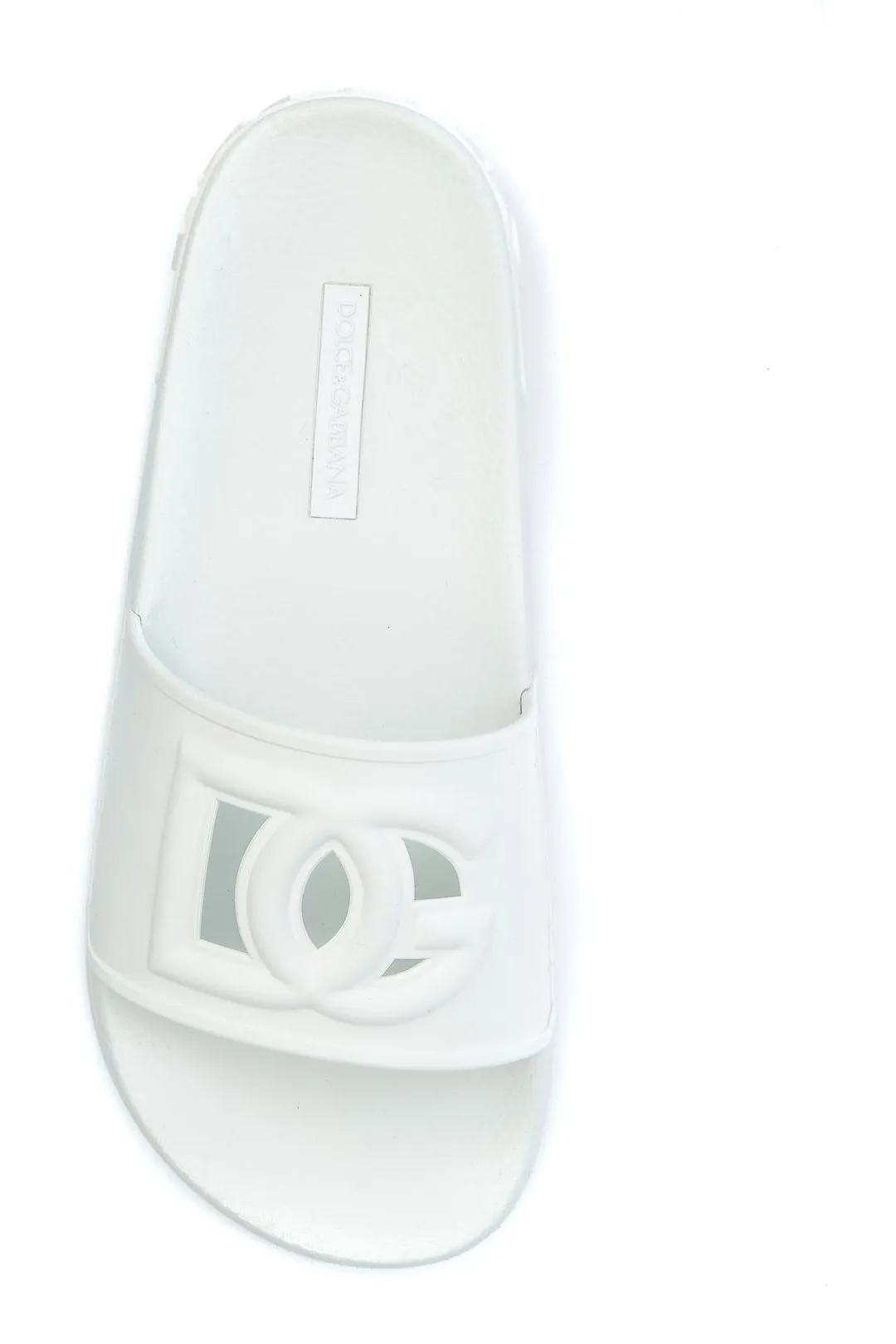 Dolce & Gabbana Logo Cut Out Slip-On Slides