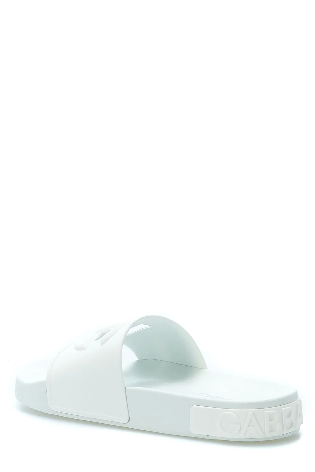 Dolce & Gabbana Logo Cut Out Slip-On Slides