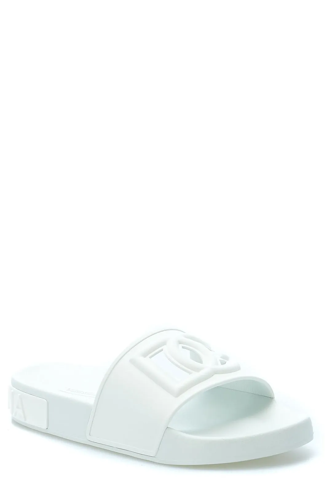 Dolce & Gabbana Logo Cut Out Slip-On Slides