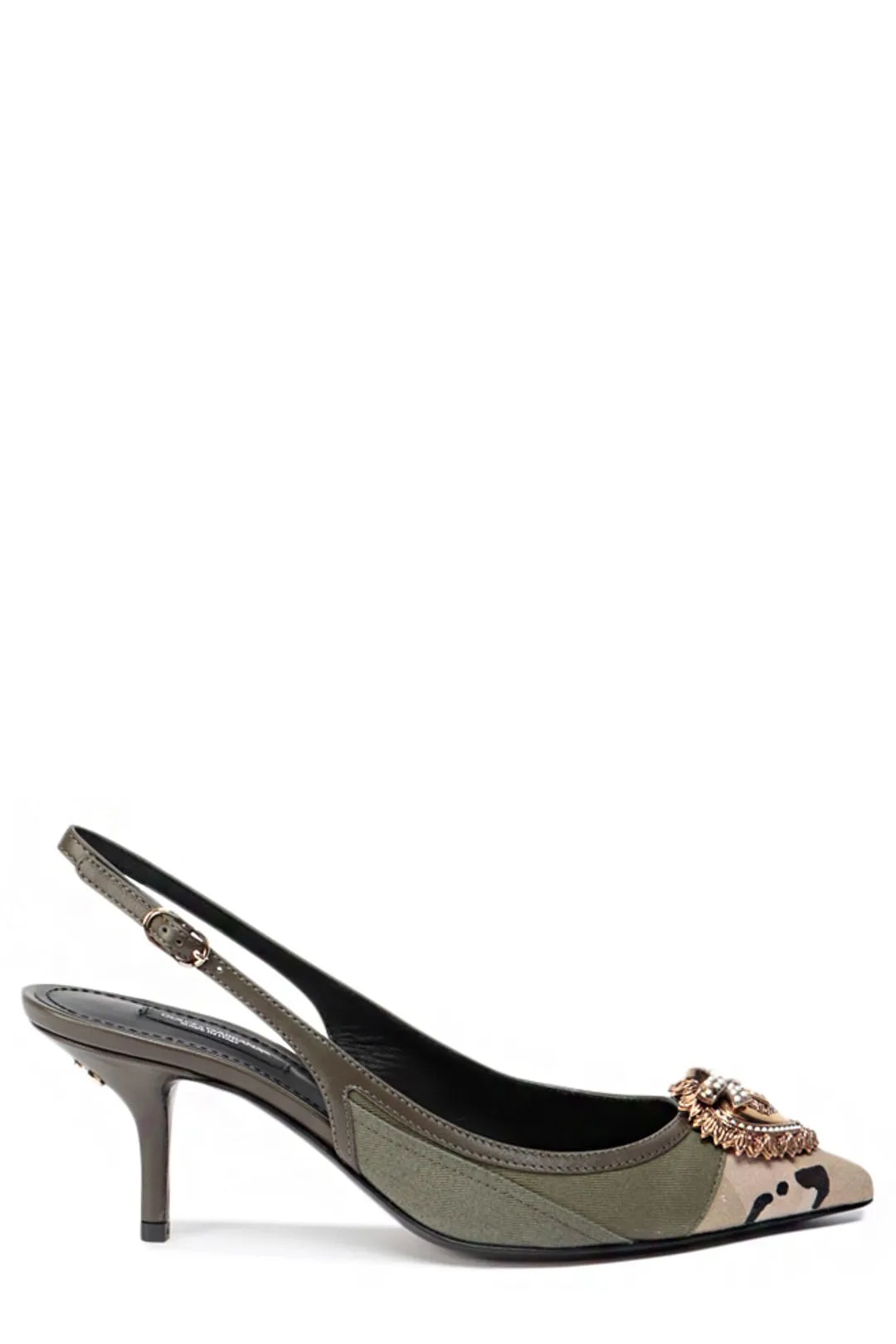 Dolce & Gabbana Patchwork Devotion Slingback Pumps