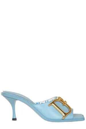 Dsquared2 Logo Plaque Slip-On Sandals
