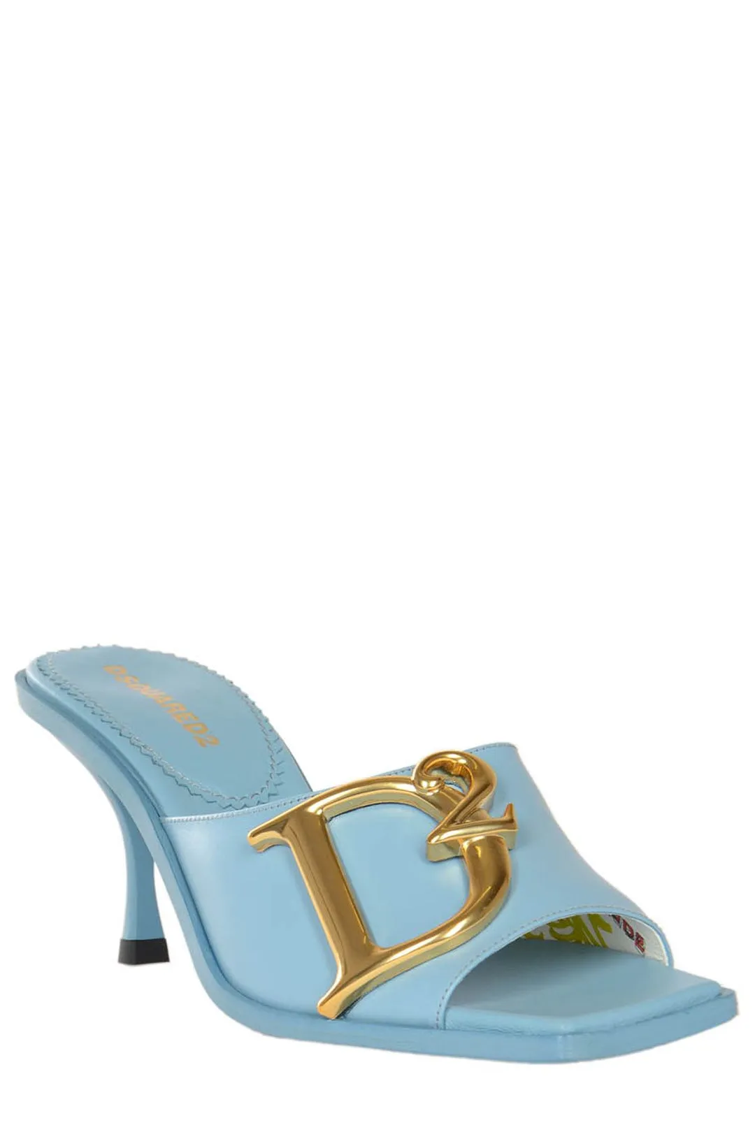 Dsquared2 Logo Plaque Slip-On Sandals