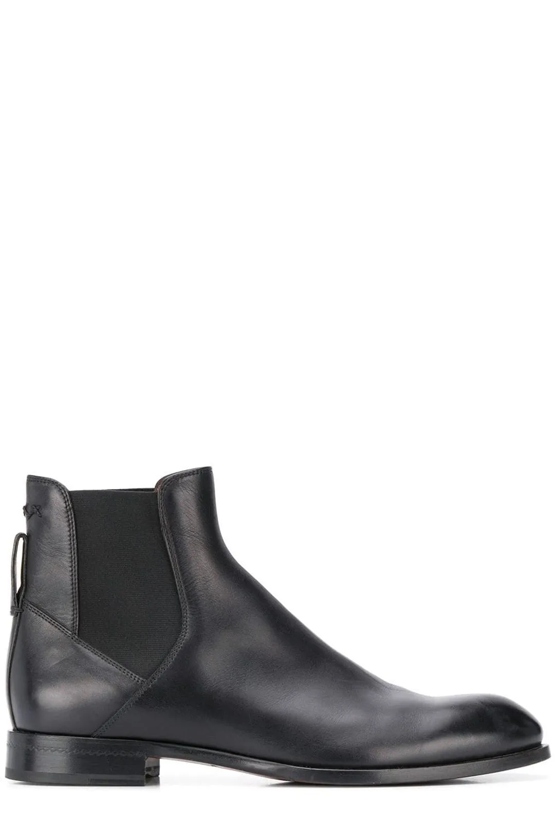 Ermenegildo Zegna Almond-Toe Chelsea Boots