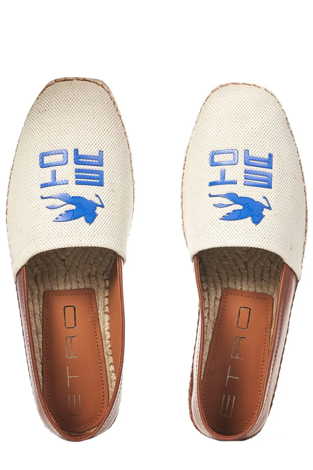 Etro Logo Printed Slip-On Espadrilles