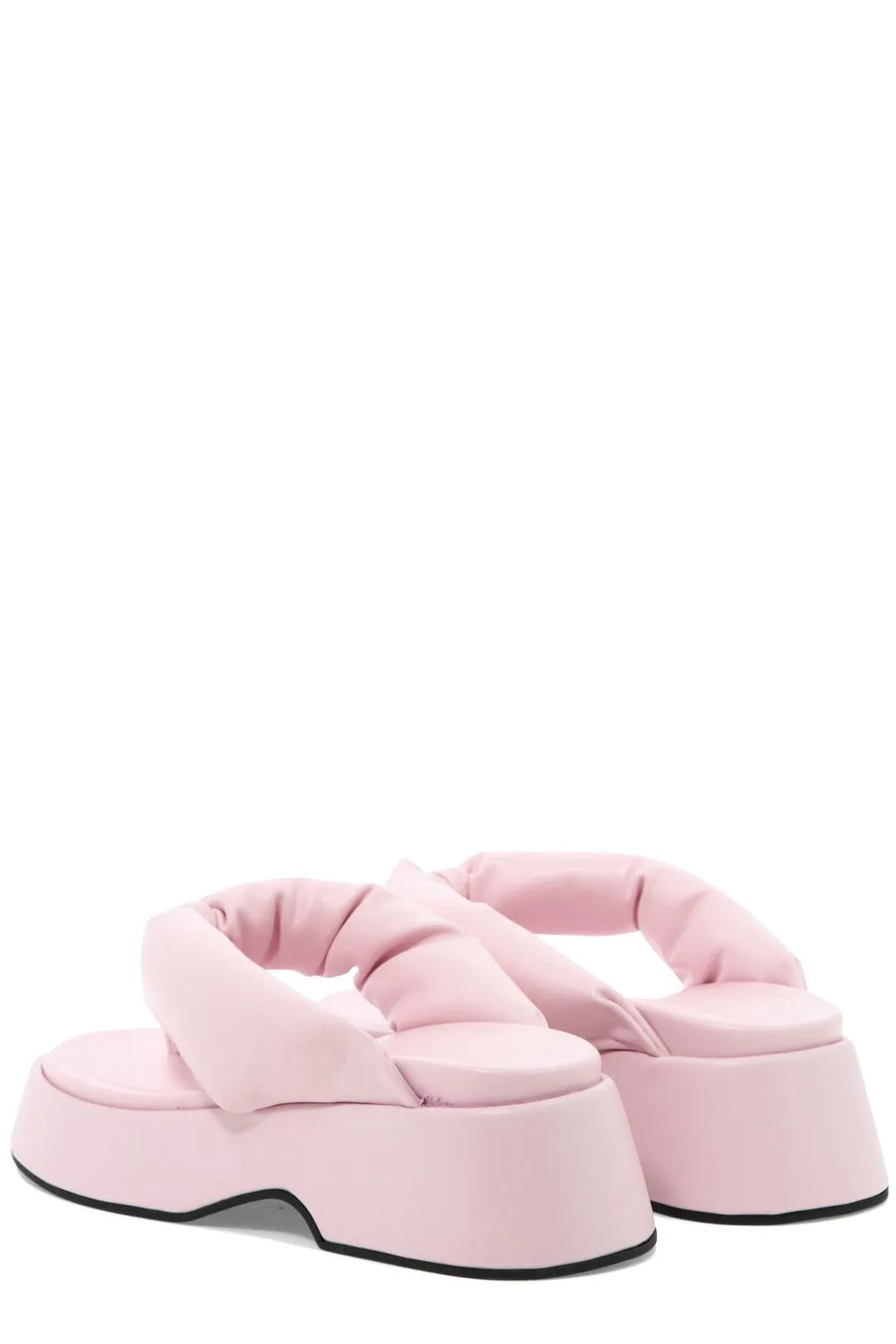 Ganni Padded Slip-On Thong Sandals
