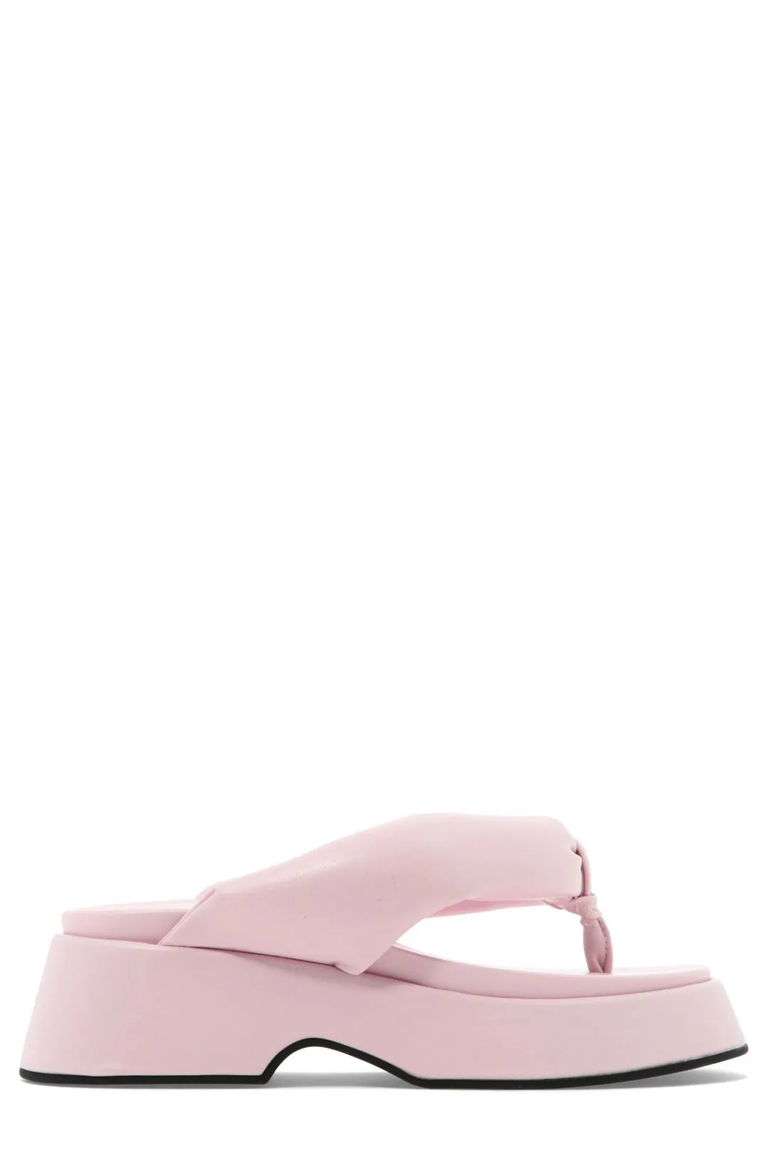Ganni Padded Slip-On Thong Sandals