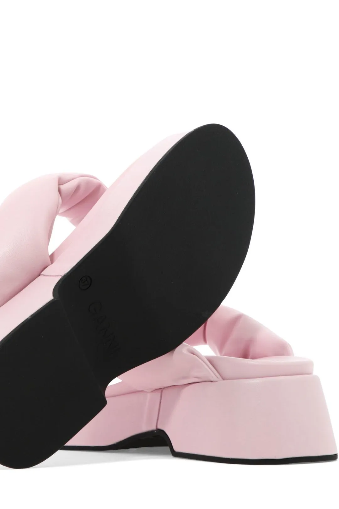 Ganni Padded Slip-On Thong Sandals