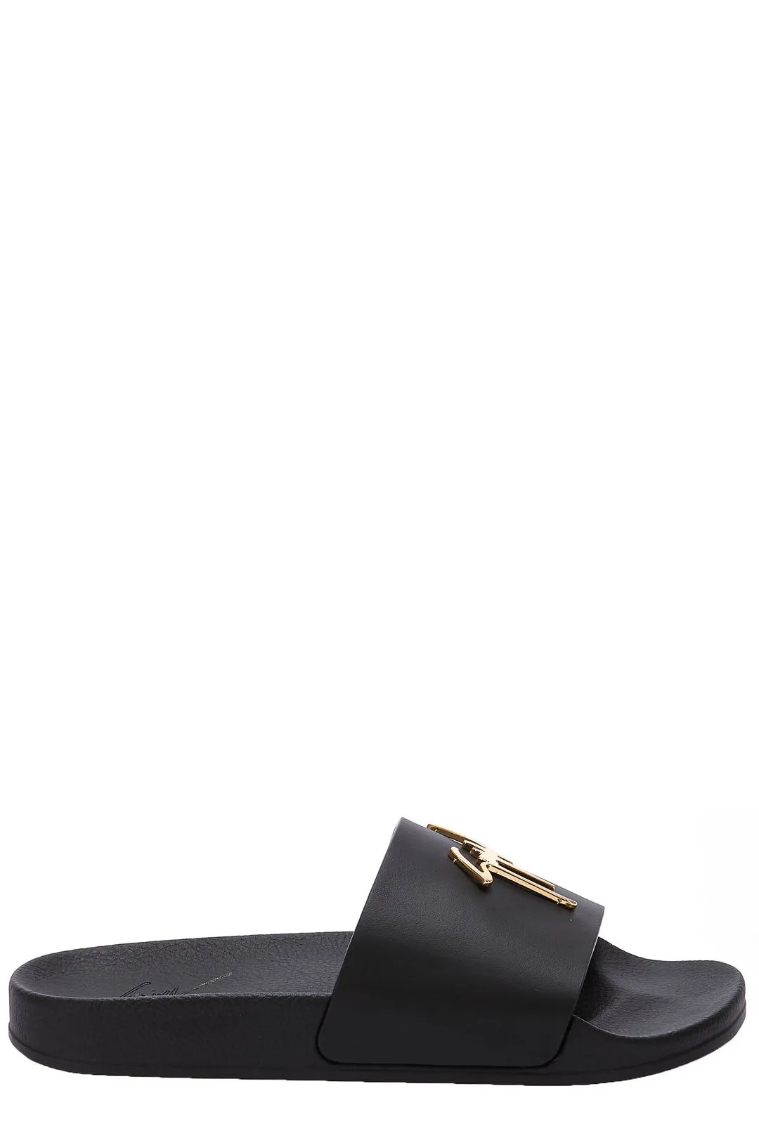 Giuseppe Zanotti Brett Logo Plaque Slides