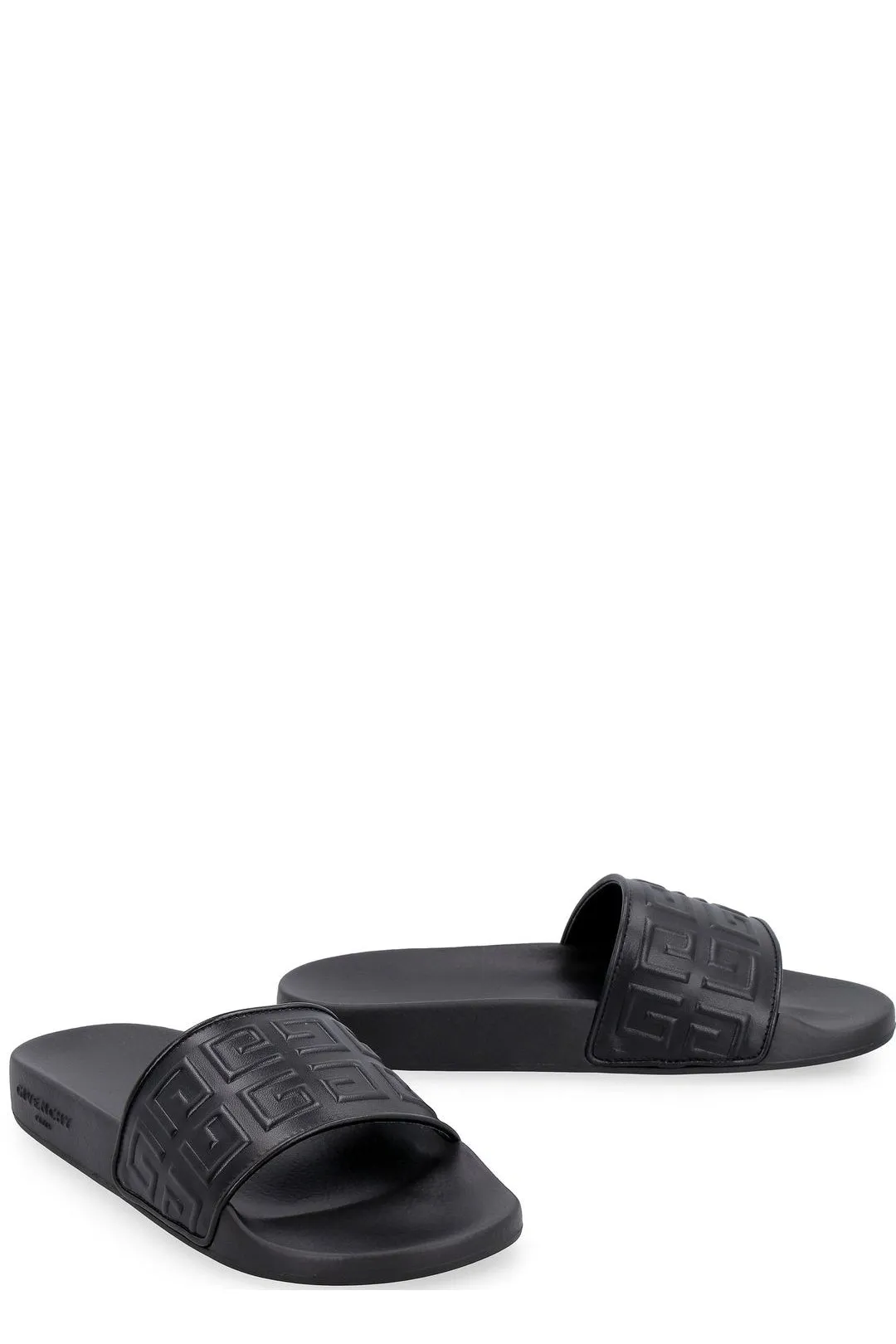 Givenchy 4G Logo Embossed Slip-On Sandals