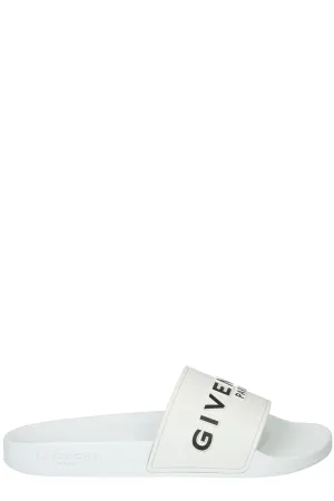 Givenchy Logo Printed Slip-On Slides