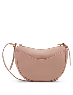 Half Moon Sculpted Buckle Crossbody with Adjustable Strap