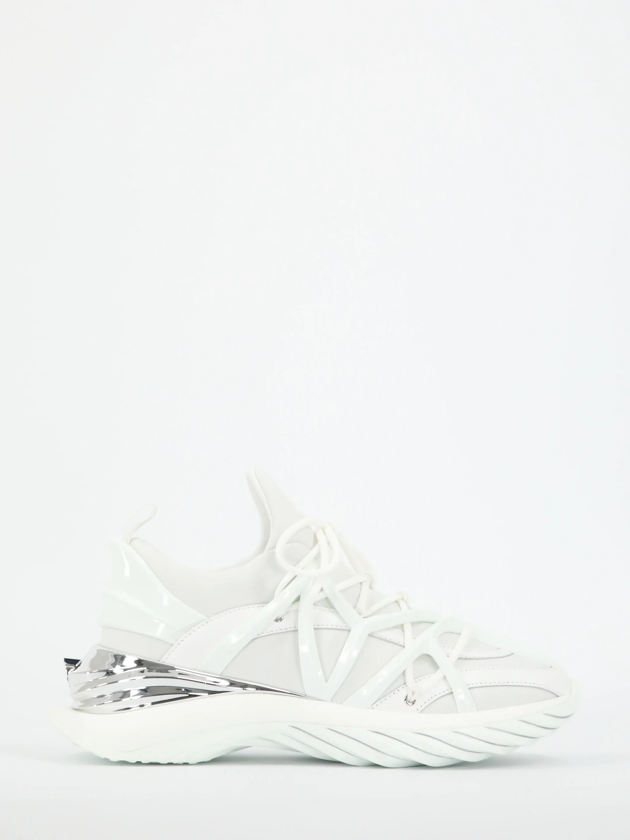 Jimmy Choo Cosmos Logo Embossed Sneakers