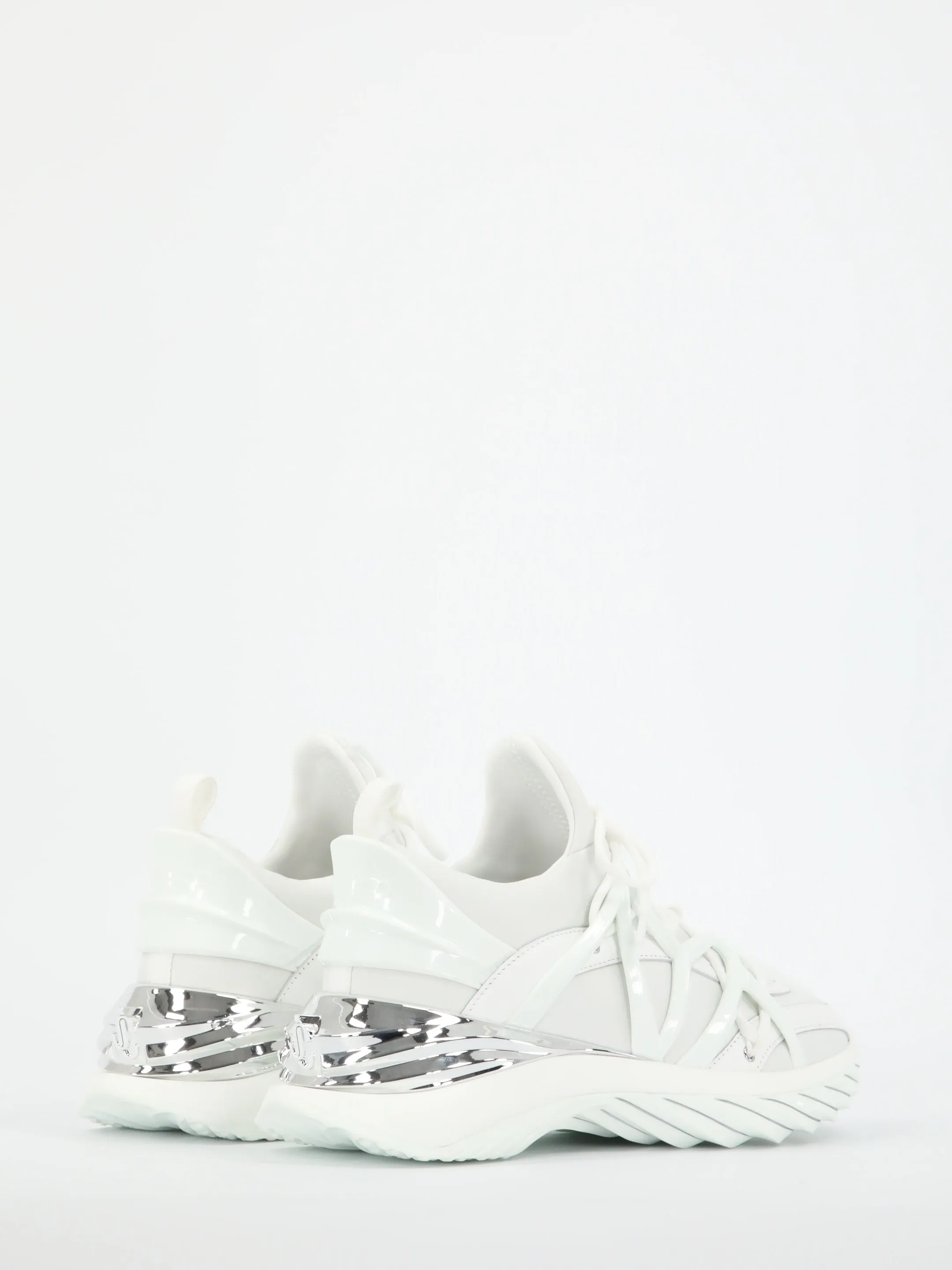 Jimmy Choo Cosmos Logo Embossed Sneakers