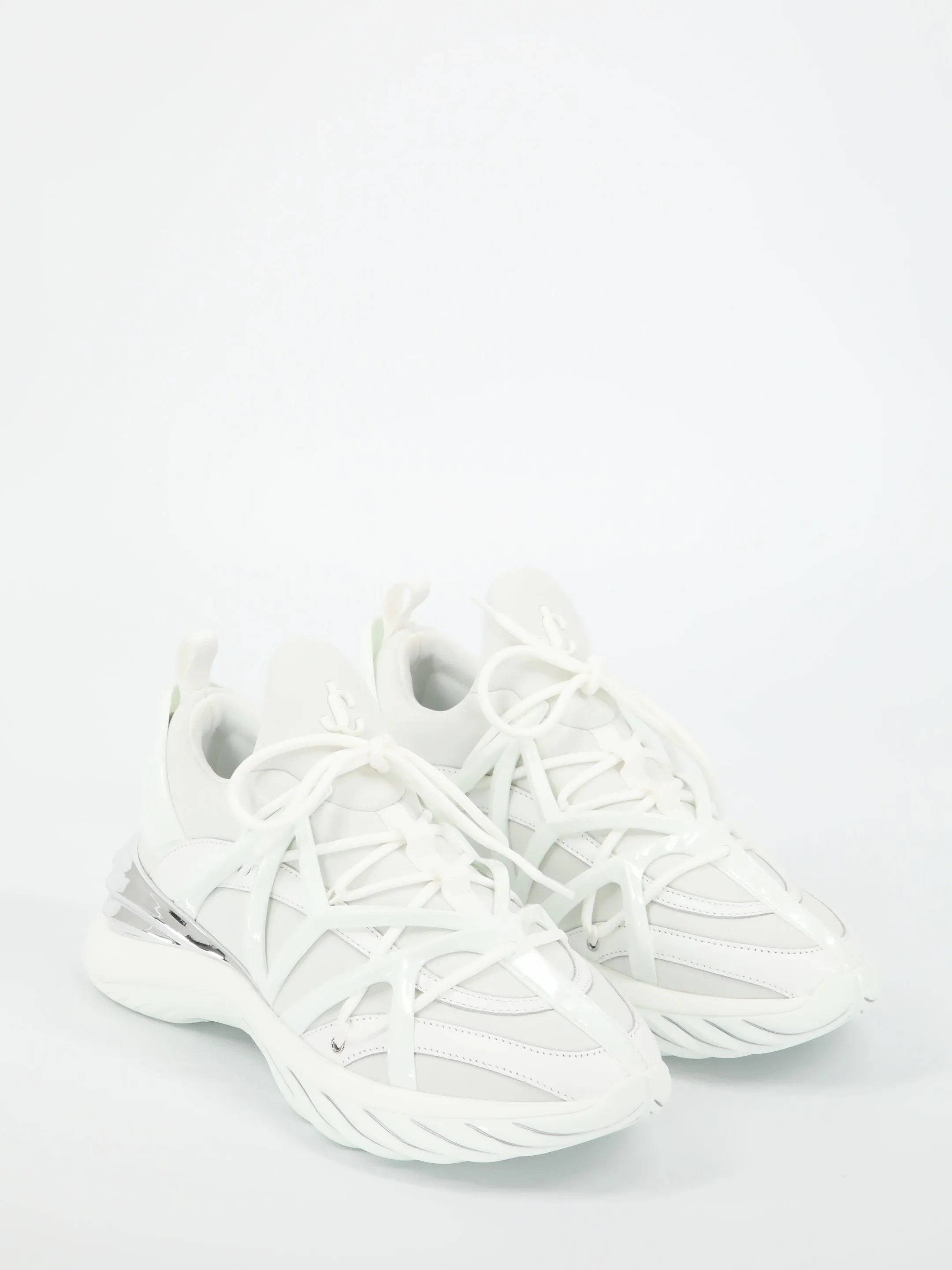 Jimmy Choo Cosmos Logo Embossed Sneakers