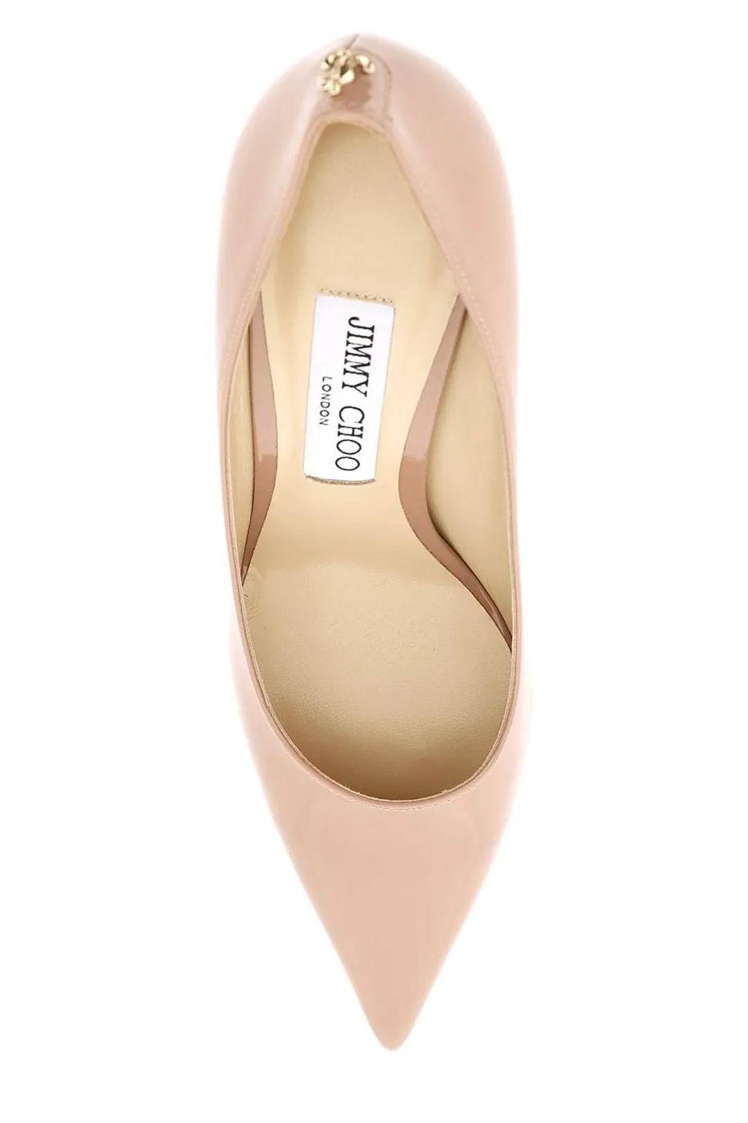 Jimmy Choo Love 85 Logo Plaque Pumps