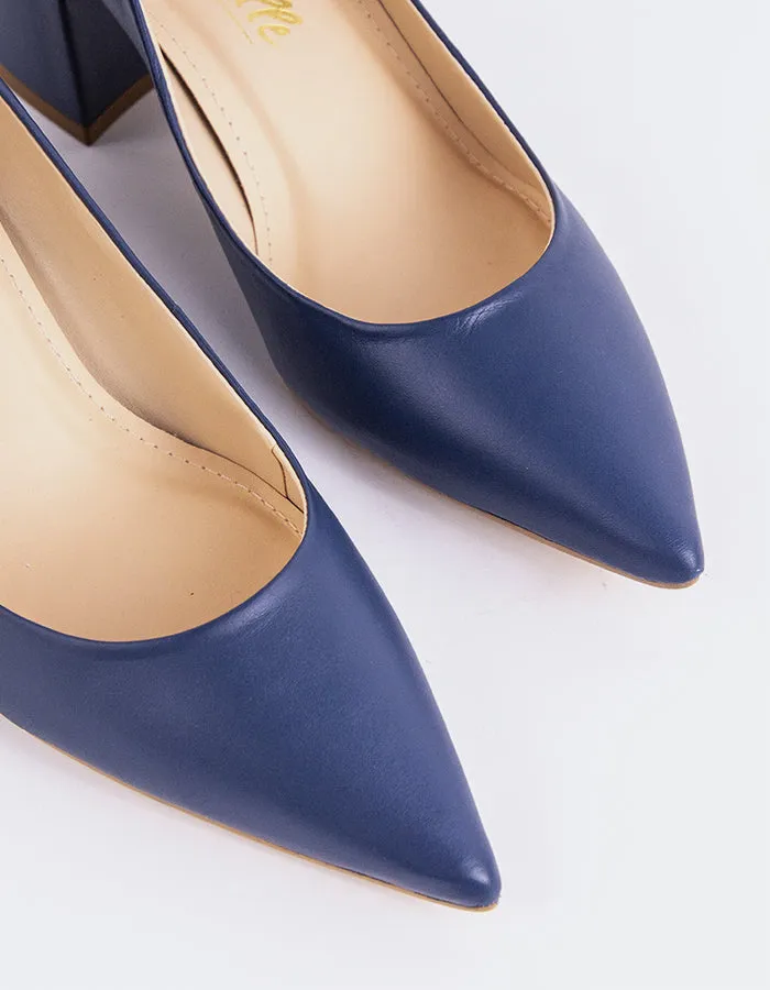 Josephine Navy Leather