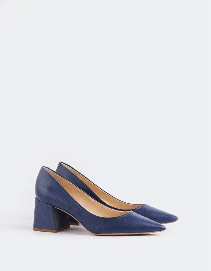 Josephine Navy Leather
