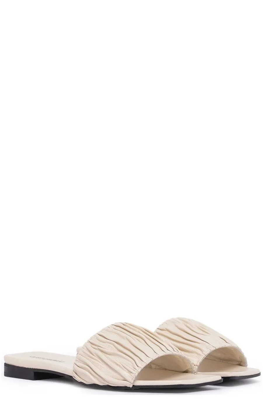 Just Cavalli Gather Detailed Slip-On Sandals