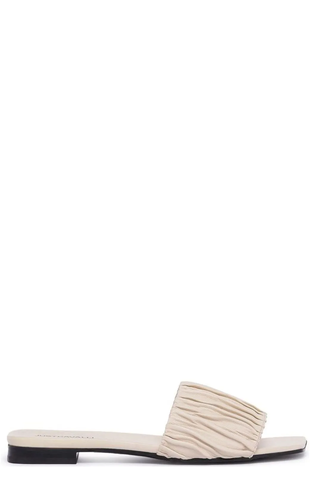 Just Cavalli Gather Detailed Slip-On Sandals