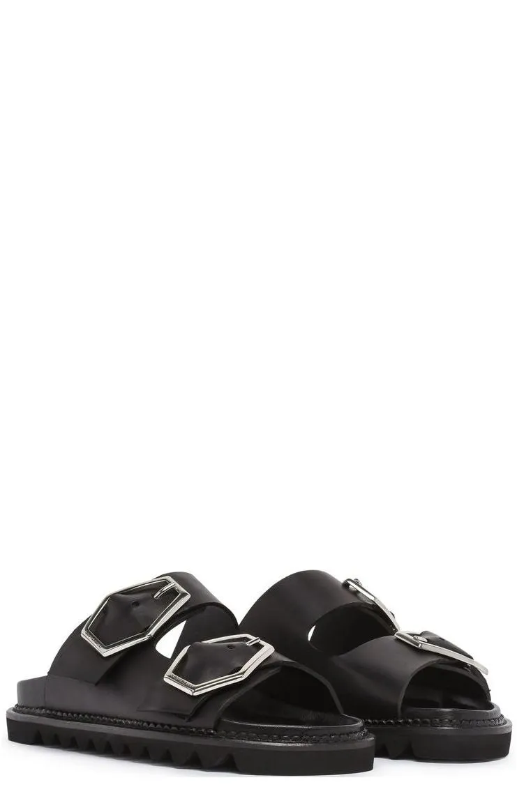 Just Cavalli Strap Slip-On Sandals