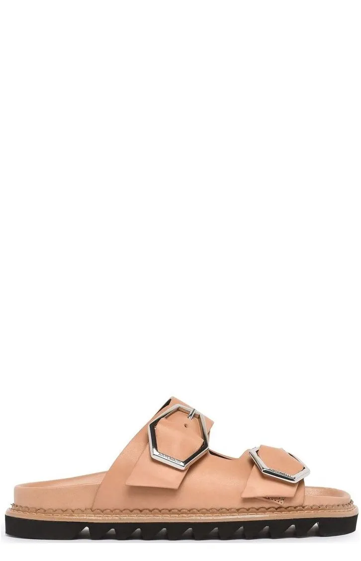 Just Cavalli Strap Slip-On Sandals