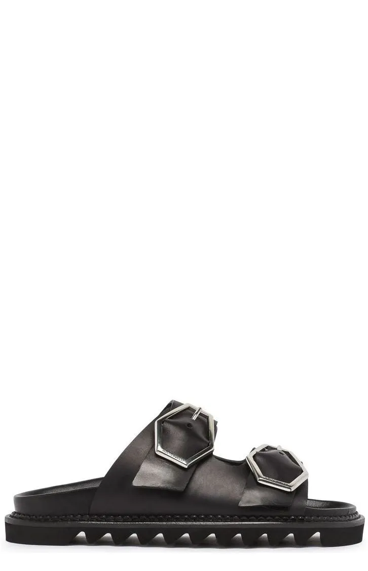 Just Cavalli Strap Slip-On Sandals