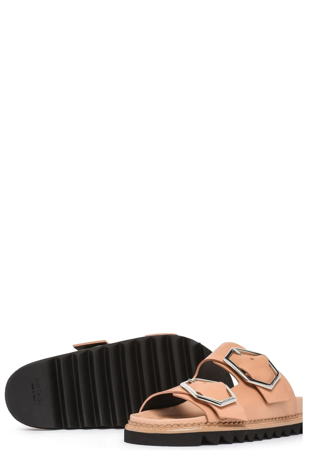 Just Cavalli Strap Slip-On Sandals