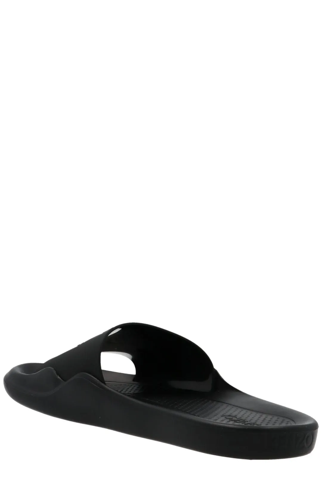 Kenzo Tiger Logo Detailed Slip-On Slides