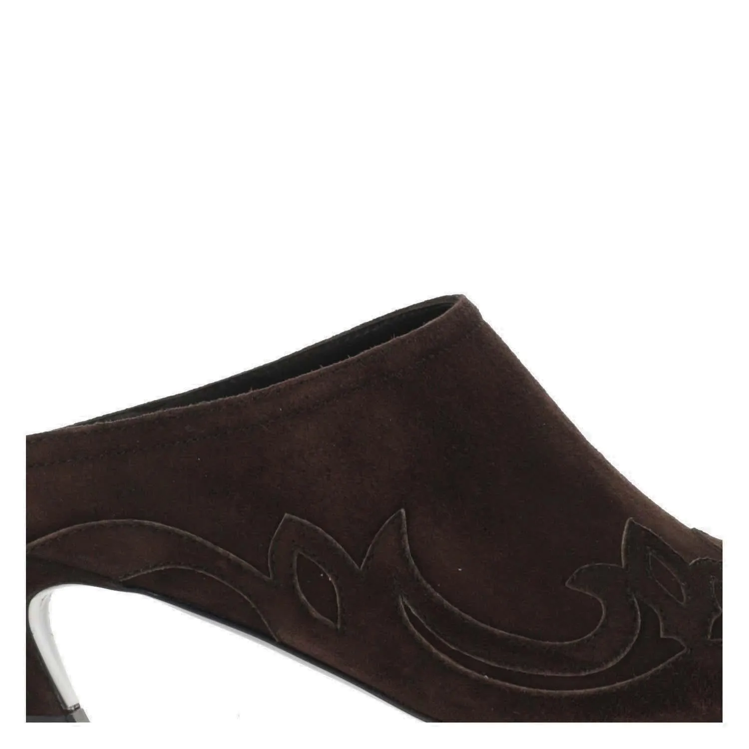 Khaite Stitched Detailed Slip-On Mules
