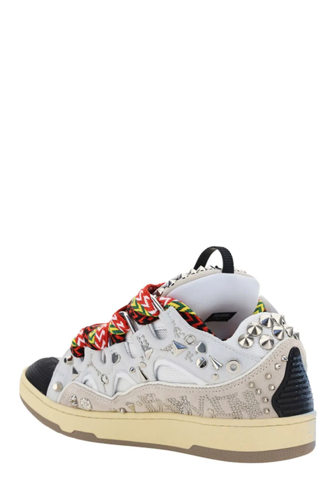 Lanvin Curb Graffiti Printed Sneakers