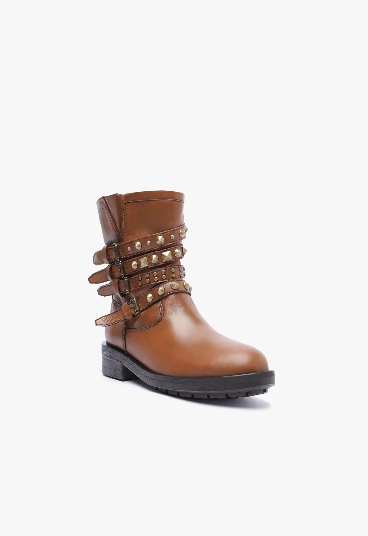 Luizia Graxo Leather Bootie