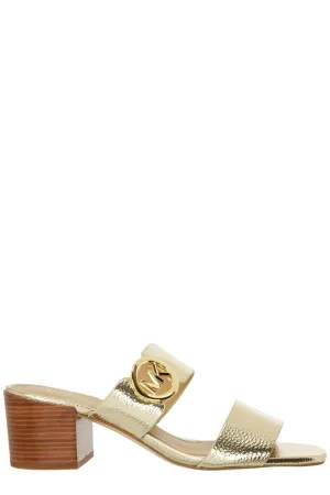 Michael Kors Block Heeled Open Toe Sandals