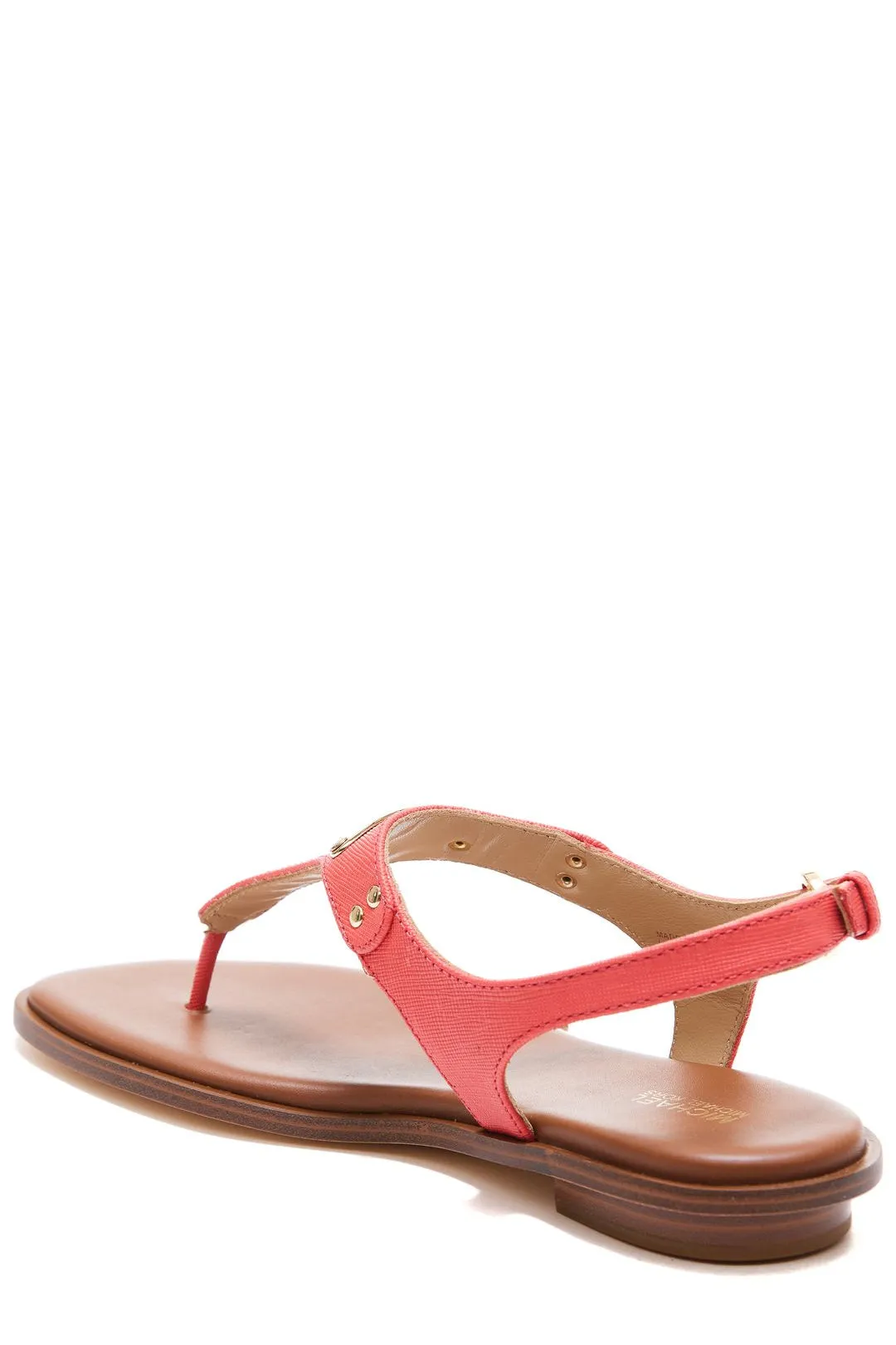 Michael Michael Kors Logo Plaque Thong Sandals