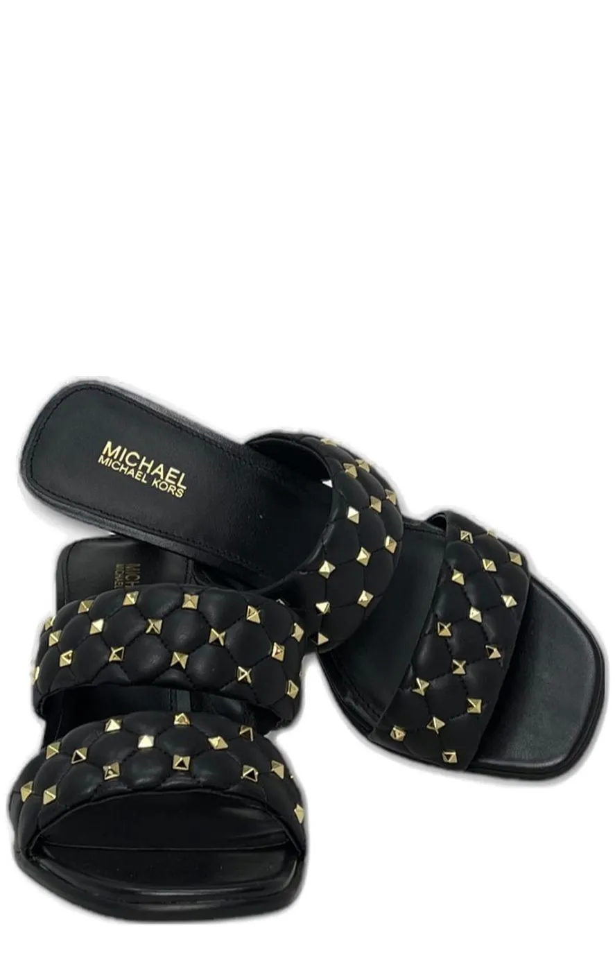 Michael Michael Kors Studded Slip-On Sandals
