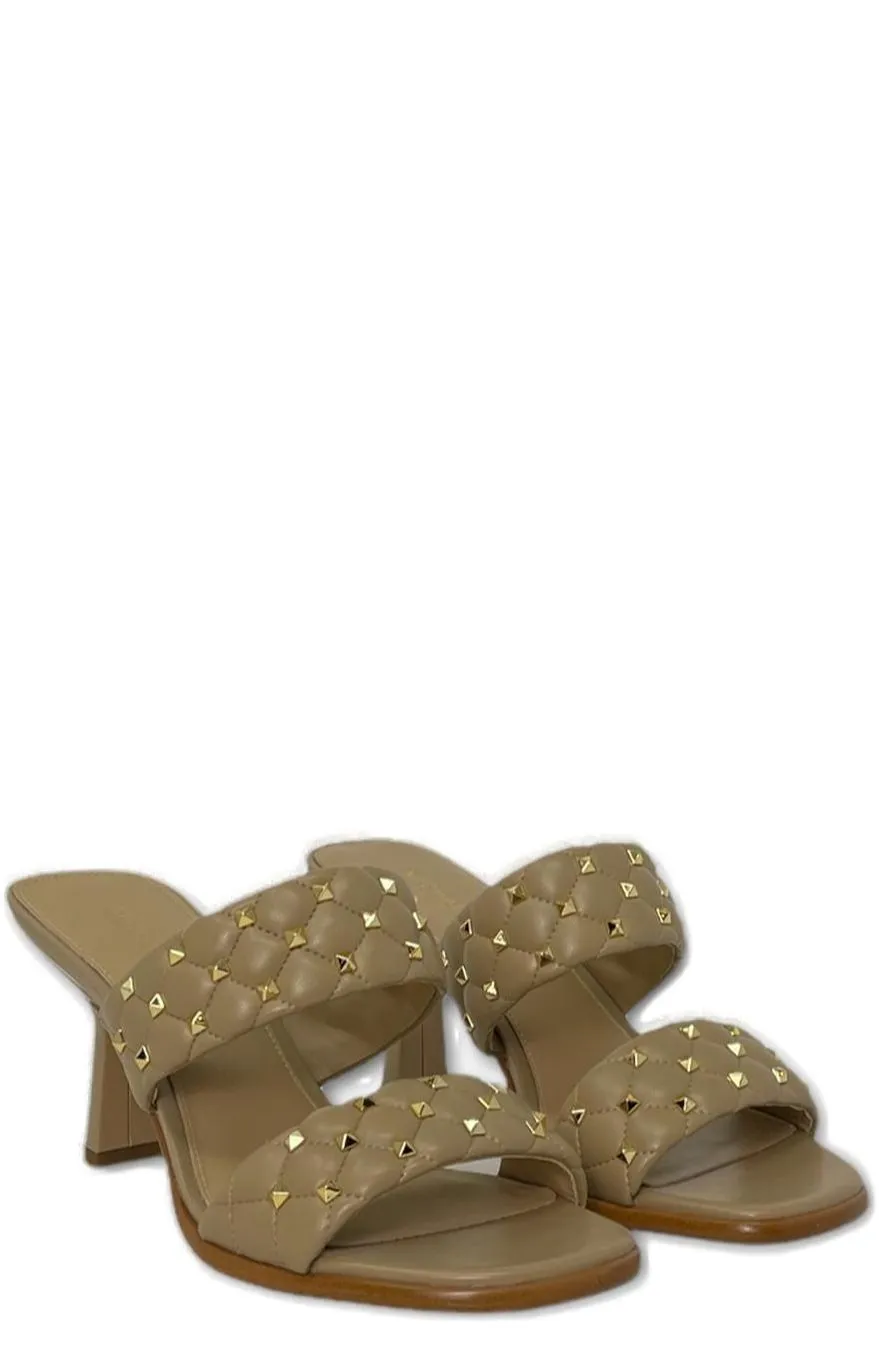Michael Michael Kors Studded Slip-On Sandals