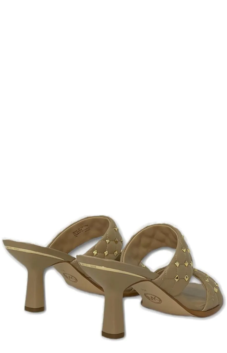 Michael Michael Kors Studded Slip-On Sandals