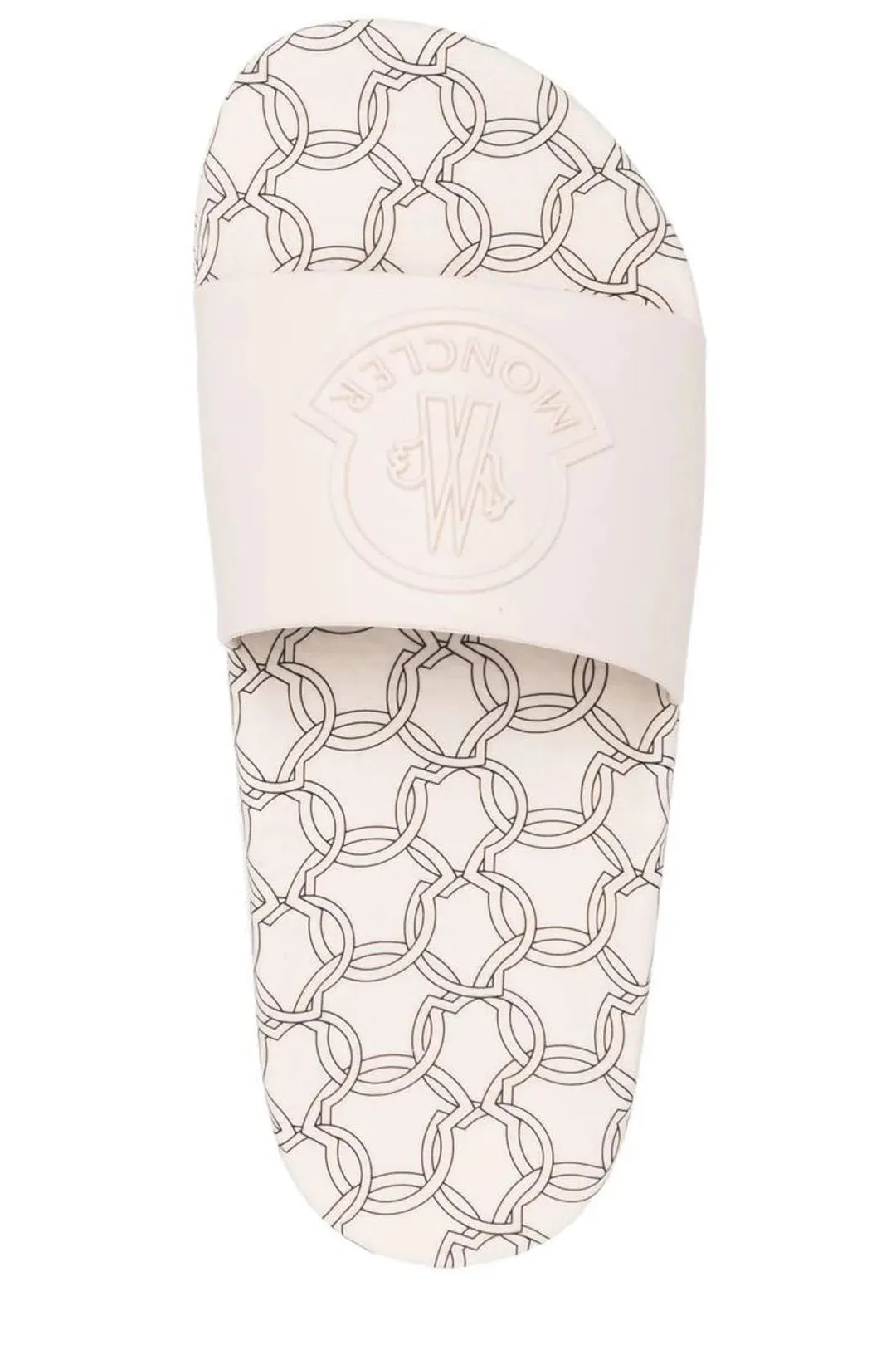 Moncler Logo Embossed Slip-On Slides